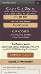 Mobile Screenshot of culvercitydental.com